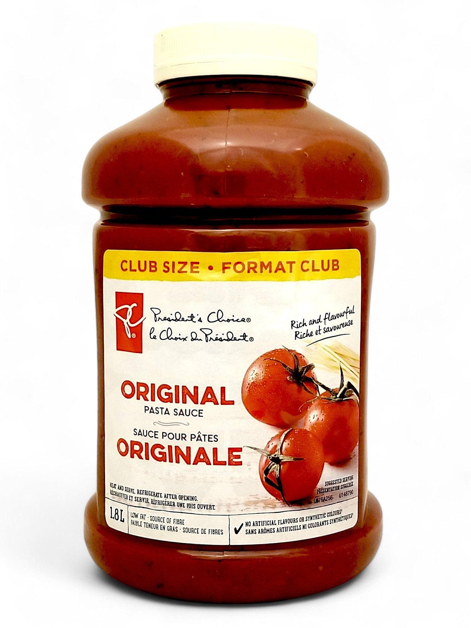 President's Choice Original Pasta Sauce 1.8 L, 60.87 fl oz