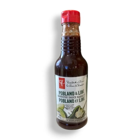 President's Choice, Poblano & Lime Barbecue Sauce, 500ml/16.9oz. Bottle