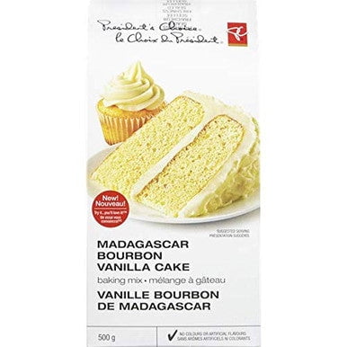 President's Choice, Vanilla Madagascar Bourbon Cake Mix, 500g/17.6 oz