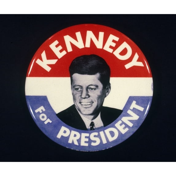 Presidential Campaign 1960. Ndemocratic Button From The 1960 Presidential Campaign Supporting The Election Of John F.