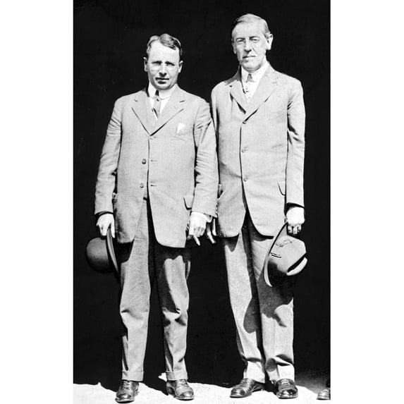 Presidential Candidate Woodrow Wilson And Gubernatorial Candidate James M. Cox In Columbus History
