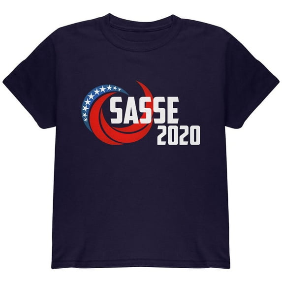 Presidential Election 2020 Ben Sasse Swoosh Youth T Shirt Navy YLG