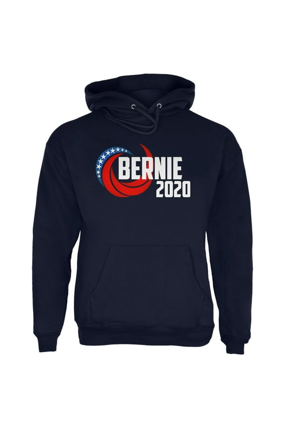 Presidential Election 2020 Bernie Sanders Swoosh Mens Hoodie Navy MD