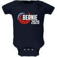 thumbnail image 1 of Presidential Election 2020 Bernie Sanders Swoosh Soft Baby One Piece Navy 3-6 M, 1 of 1