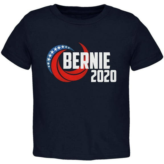 Presidential Election 2020 Bernie Sanders Swoosh Toddler T Shirt Navy 3T