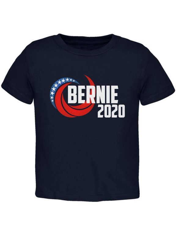 Presidential Election 2020 Bernie Sanders Swoosh Toddler T Shirt Navy 4T