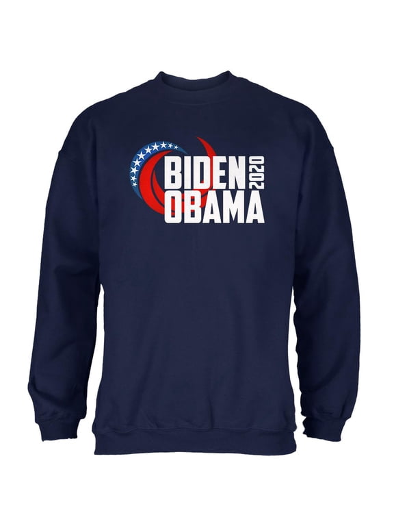 Presidential Election 2020 Biden Obama Swoosh Mens Sweatshirt Navy MD