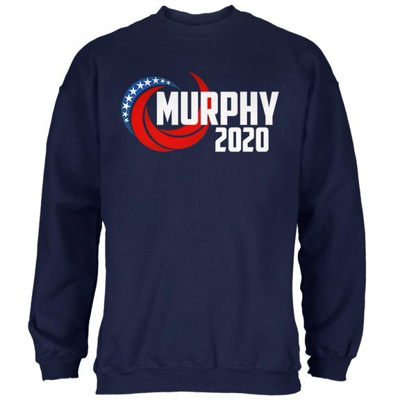 Presidential Election 2020 Chris Murphy Swoosh Mens Sweatshirt Navy SM