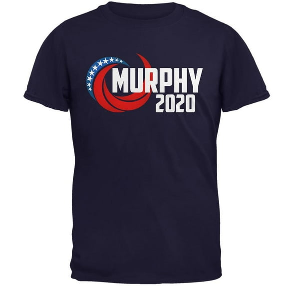 Presidential Election 2020 Chris Murphy Swoosh Mens T Shirt Navy MD