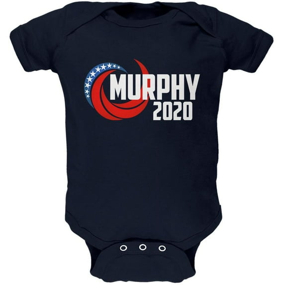 Presidential Election 2020 Chris Murphy Swoosh Soft Baby One Piece Navy 18-24 M