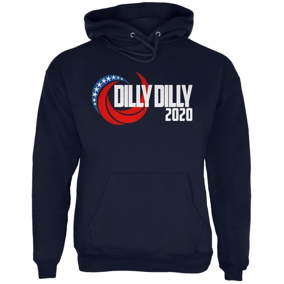 Presidential Election 2020 Dilly Dilly Swoosh Funny Mens Hoodie Navy 2XL
