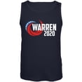 thumbnail image 1 of Presidential Election 2020 Elizabeth Warren Swoosh Mens Tank Top Navy SM, 1 of 1