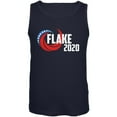 thumbnail image 1 of Presidential Election 2020 Jeff Flake Swoosh Mens Tank Top Navy SM, 1 of 1