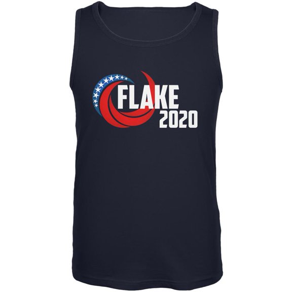 Presidential Election 2020 Jeff Flake Swoosh Mens Tank Top Navy SM