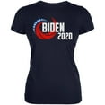thumbnail image 1 of Presidential Election 2020 Joe Biden Swoosh Juniors Soft T Shirt Navy SM, 1 of 1