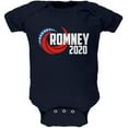 thumbnail image 1 of Presidential Election 2020 Mitt Romney Swoosh Soft Baby One Piece Navy 12-18 M, 1 of 1