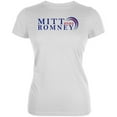 thumbnail image 1 of Presidential Election Mitt Romney 2020 Half Circle Juniors Soft T Shirt White X-LG, 1 of 1