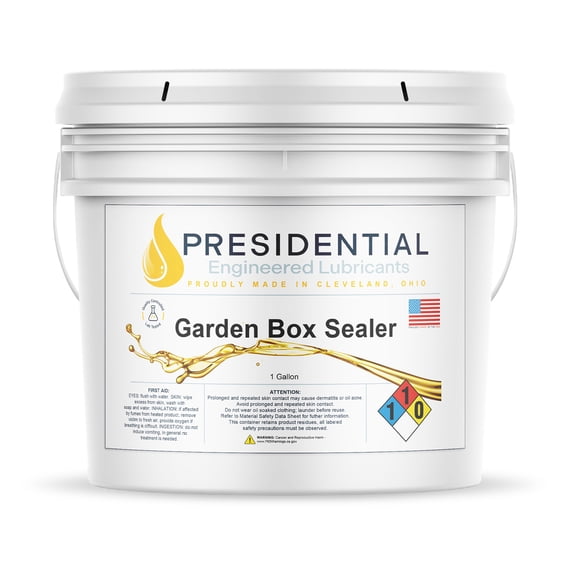 Presidential Garden Box Sealer Wood Sealant for Garden Beds and Planters 1 Gallon