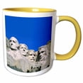 thumbnail image 1 of 3drose, Presidents in Stone, 11oz Two-tone Yellow Mug, 1 of 6
