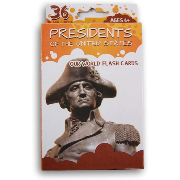 Presidents of the United States Flash Cards - 36 Count