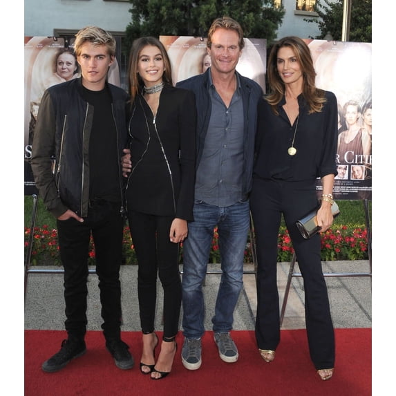 Presley Gerber Kaia Gerber Rande Gerber Cindy Crawford At Arrivals For Sister Cities Premiere Hosted By Lifetime