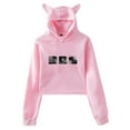 thumbnail image 1 of Presley Regier RUN Cat Ear Hoodie Womens Short Sweatshirt Funny Bear Ear Clothes, 1 of 2