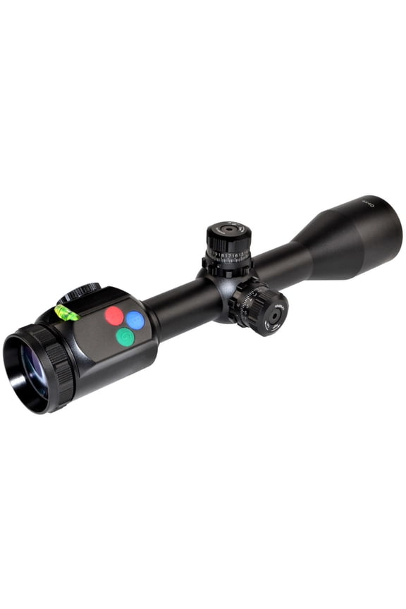4x40 EX Professional Series Precision Scope, 1 in, RGB RXR Reticle, Black