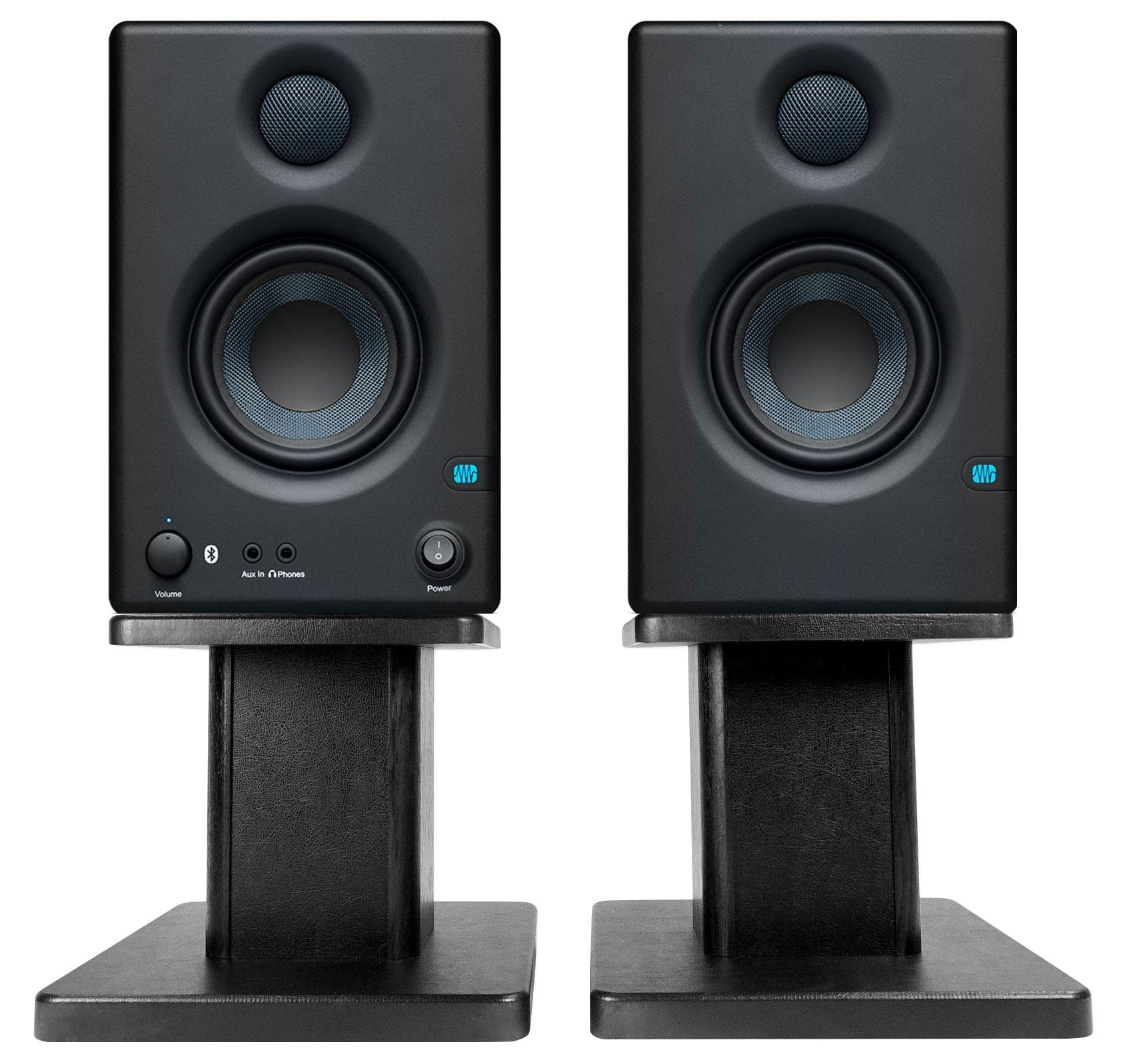 Presonus Eris E3.5 BT Bluetooth Studio Monitors Media Speakers+Wood