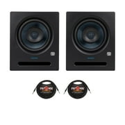 Presonus Eris Pro 8 8-inch Active Coaxial 2-way Studio Monitor (Pair) with 1/4-Inch TRS Cables