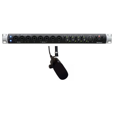 Presonus Quantum 2626 Thunderbolt 3 Audio Recording Interface+Free PD-70 Mic