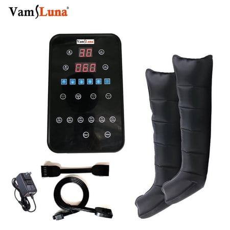 Presoterapia Air Compression Leg Massager Wraps 6 Chambers With LCD For Foot Calf Massage Recovery Therapy Blood Circulation