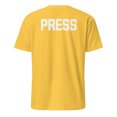 thumbnail image 1 of Press BACK PRINT Media Reporter Professional Identification T-Shirt (Daisy, 3XL), 1 of 4