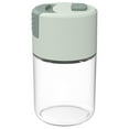 thumbnail image 1 of Press-Button Measuring Spice Shaker with 0.5g Portion Control, Glass 100ml Seasoning Dispenser for Salt, Pepper & Spices, 1 of 2
