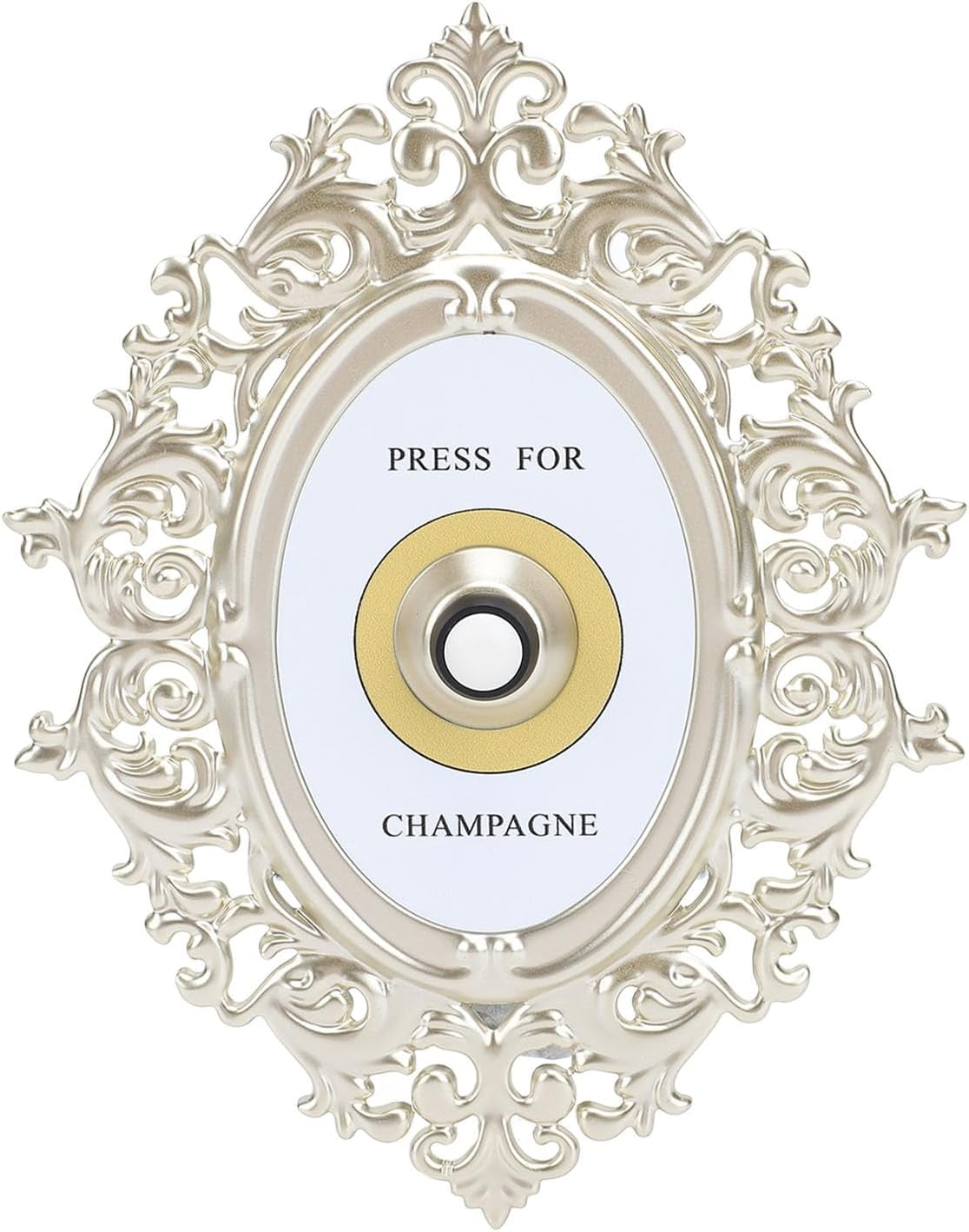 Press for Champagne Button, Ring Mini Press for Champagne Button Press for Champagne Door Ring Bell Champagne Themed Decor Wall Plaque Ornament Gift for Party Christmas Home
