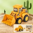 thumbnail image 1 of Press and Go Engineering Vehicle Toy, Simulation Excavator Bulldozer Model, Push Forward Inertia Construction Truck, ABS Plastic Durable, Educational Birthday Gift for Boys Toddlers, 1 of 6