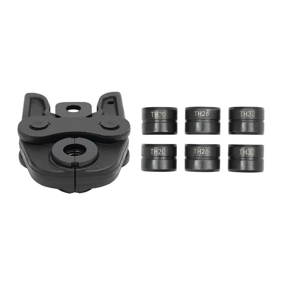 Press Jaw Set, TH16-20-26-32 Lightweight Hardened Steel Pliers, 4-in-1 Crimping For Aluminum Plastic Pipes PEX Pipes PB Pipes ,Professional Tools