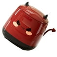 thumbnail image 1 of Press Lid Desktop Trash Can With Odor Locking Function Devil Shape Waste Bin, 1 of 15