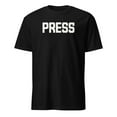 thumbnail image 1 of Press Media Reporter Professional Identification T-Shirt (Black, S), 1 of 4