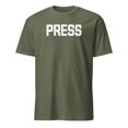 thumbnail image 1 of Press Media Reporter Professional Identification T-Shirt (Military Green, M), 1 of 4