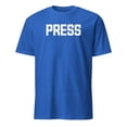 thumbnail image 1 of Press Media Reporter Professional Identification T-Shirt (Royal, 2XL), 1 of 4
