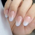 thumbnail image 1 of Press On Nail Omber Glues On Nail Acrylic False Nail Kit Reusable Uvs Finish Full Cover Stick On Nail for Women Gifts, 1 of 7