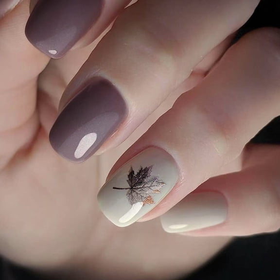 Press On Nail Plastic Matte Finish Trendys Mauve Shade For Formal Event