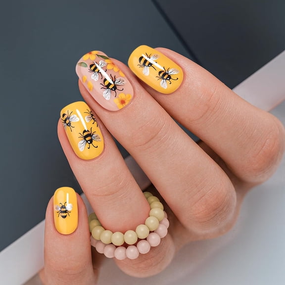 Press On Nails Pink Diamond Acrylic Short Fake Nails Design Stick On Nails Tips, Glue On Nails False Nails For Women Nail Kit