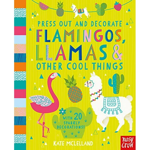 Pre-Owned Press Out and Decorate: Flamingos, Llamas and Other Cool Things (Press Out & Decorate) (Press Out and Colour) Paperback