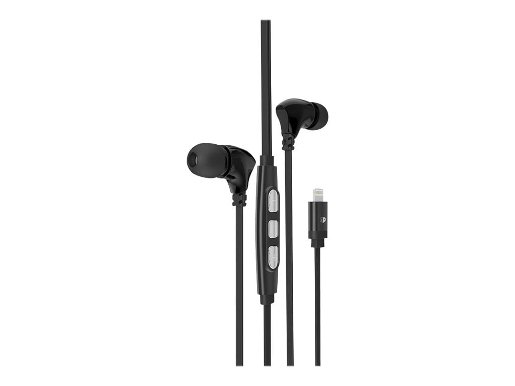 Press Play UNITY 1 - Earphones with mic - in-ear - wired - Lightning - black
