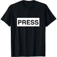 thumbnail image 1 of Press Reporter Media Journalist Breaking News Blogger T-Shirt, 1 of 4
