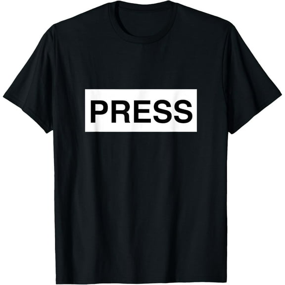 Press Reporter Media Journalist Breaking News Blogger T-Shirt