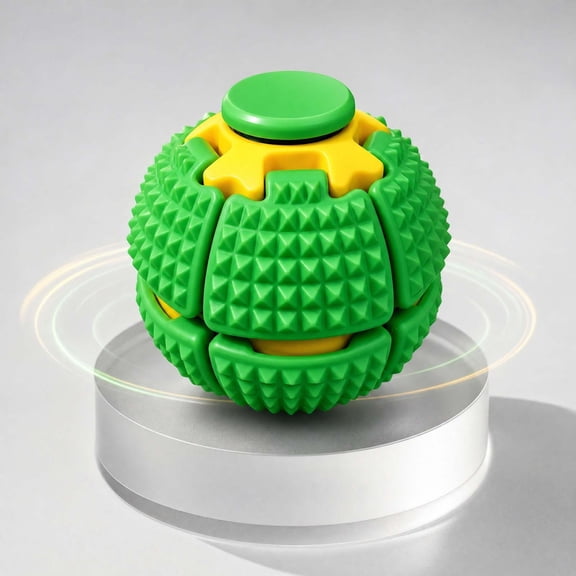 Press to Spin Fidget Ball, Rotating Stress Fidget Spinners For Adults, Sensory Anxiety Relief Fidgets Toy for Gifts, Office Desk Toy for Stress Relief