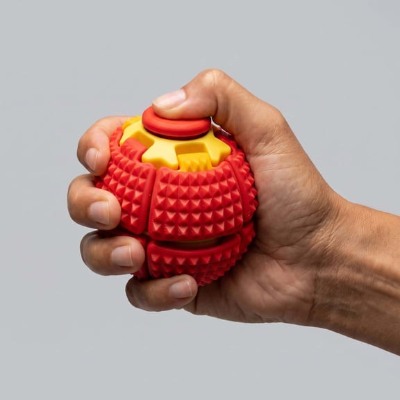 Press to Spin Fidget Spinner Helix Core Rotating Stress Ball, Push Transformable Fidget Ball for Boys Girls Adults, Office Desk Sensory Fidget Toy for Birthday Christmas Party Gift