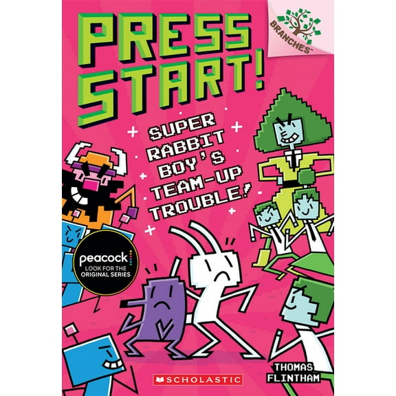 Press Start! Super Rabbit Boy's Team-Up Trouble!: A Branches Book (Press Start! #10): Volume 10, Book 10, (Paperback)